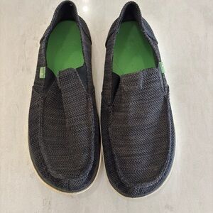 Sanuk Men's Black Slip-On Shoes